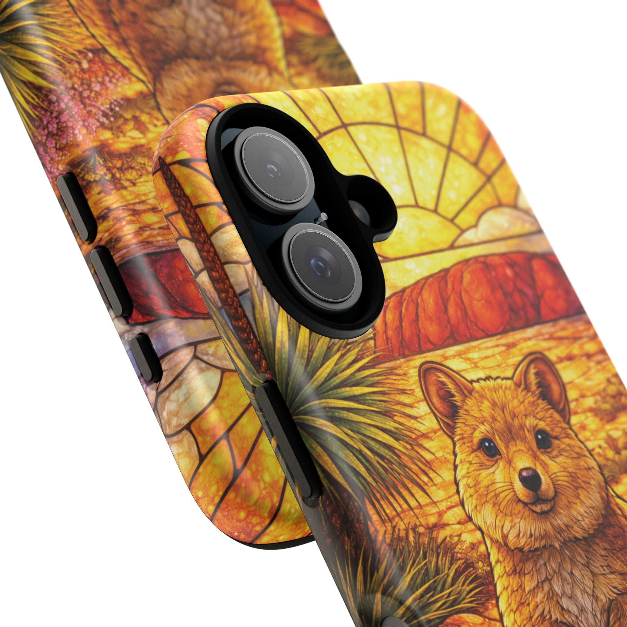 Quokka Stained-Glass Phone Case — Galaxy, iPhone & Pixel