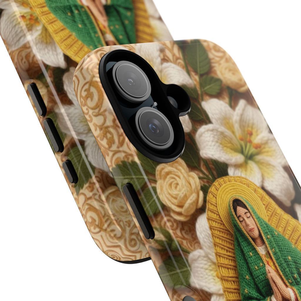 Sacred Our Lady of Guadalupe Virgin Mary Devotional Phone Case iPhone Samsung Galaxy Google Pixel Religious Textured Art Cover Gift