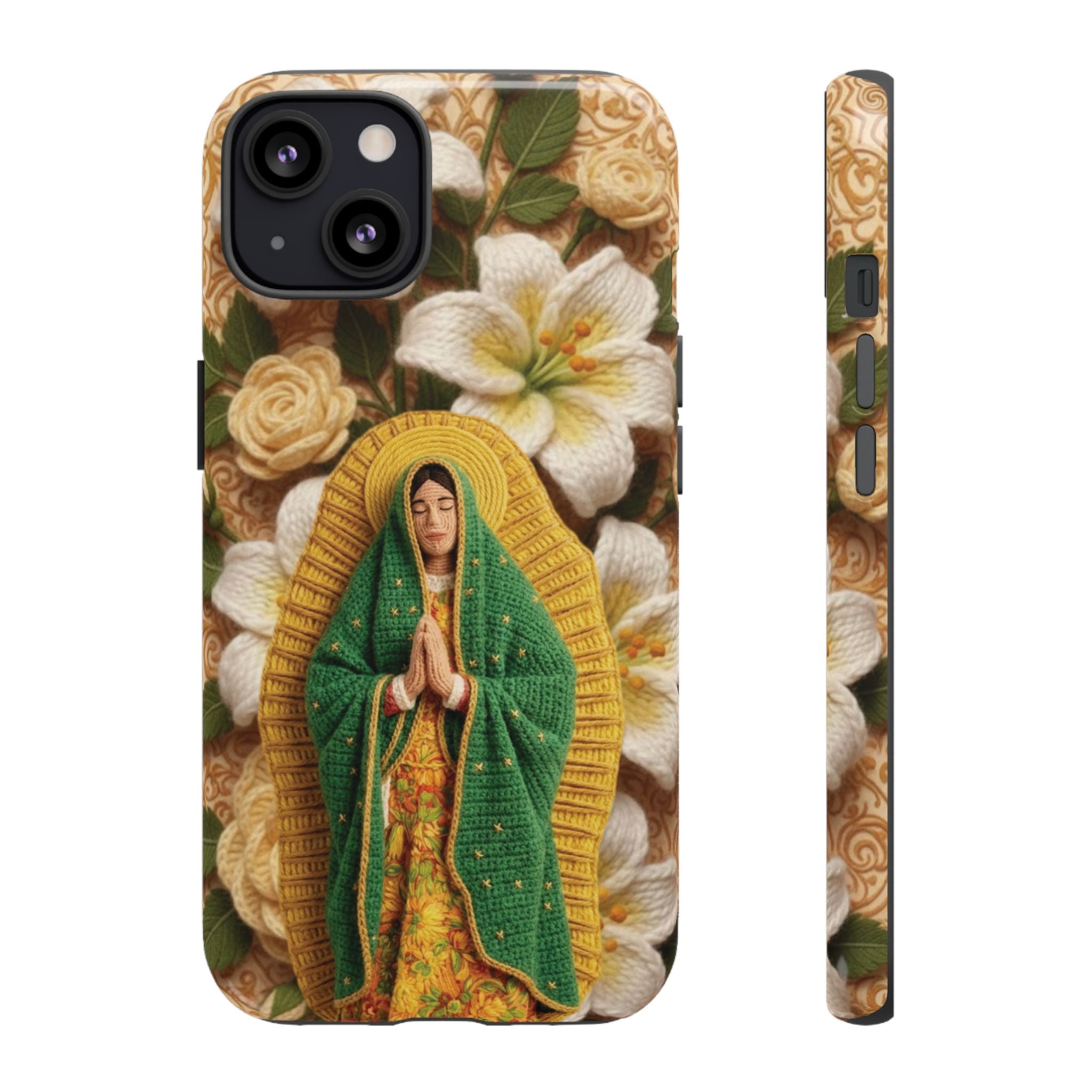 Sacred Our Lady of Guadalupe Virgin Mary Devotional Phone Case iPhone Samsung Galaxy Google Pixel Religious Textured Art Cover Gift