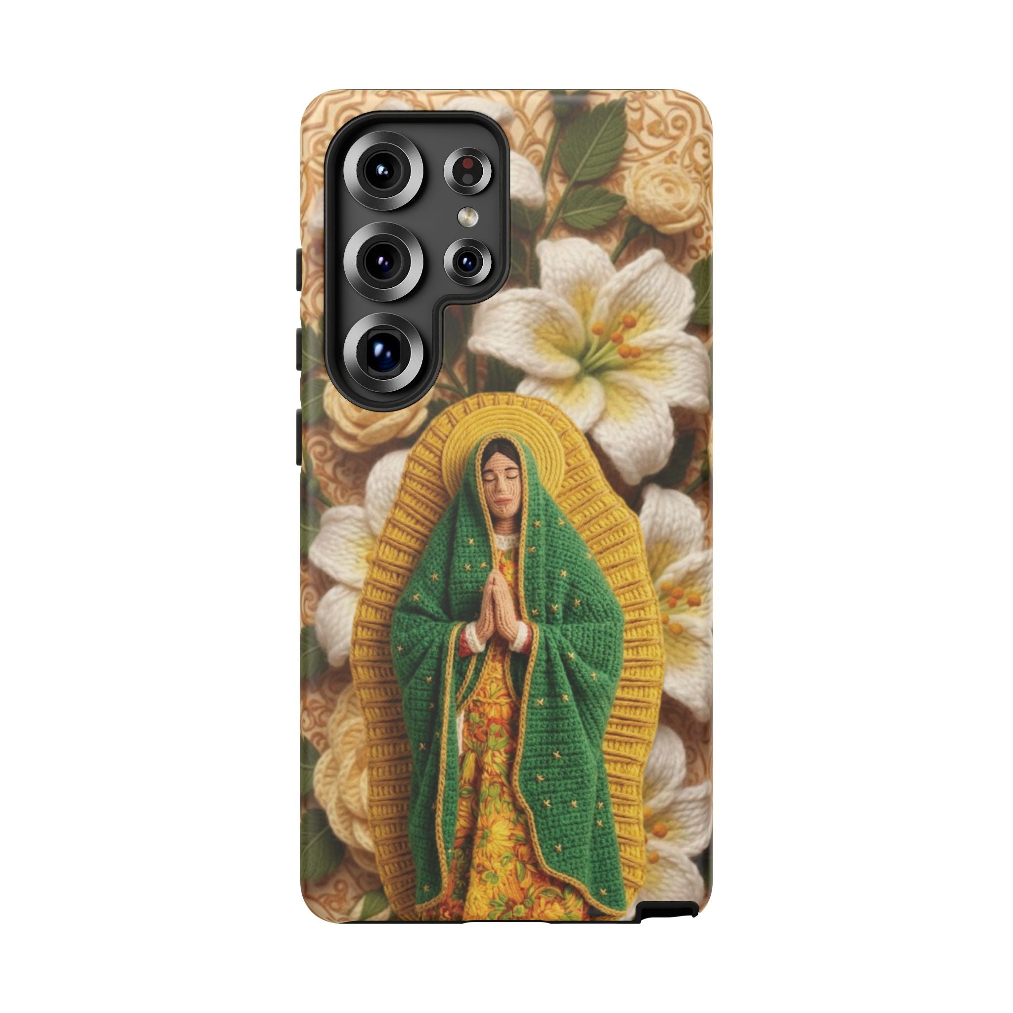 Sacred Our Lady of Guadalupe Virgin Mary Devotional Phone Case iPhone Samsung Galaxy Google Pixel Religious Textured Art Cover Gift