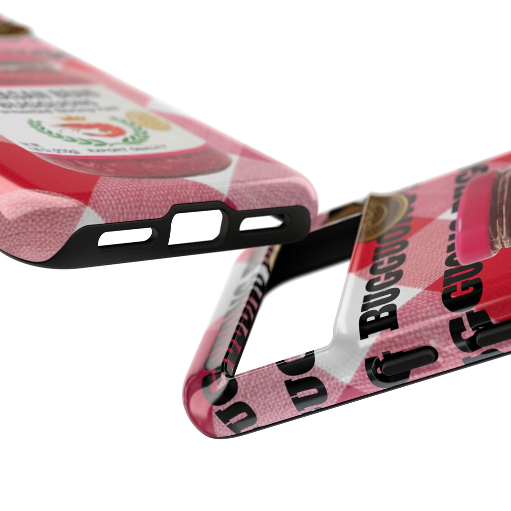 Red Gingham Phone Case Filipino Food Lover Gingham Pattern Phone Accessory Foodie Philippine Cuisine Lover Gift for Foodies