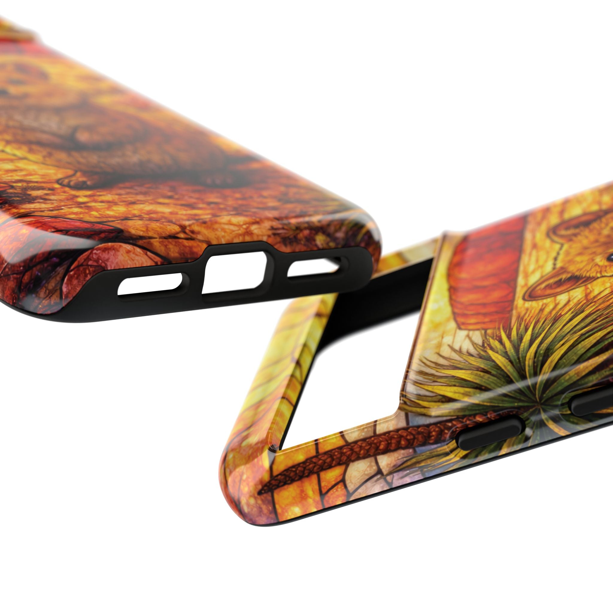 Quokka Stained-Glass Phone Case — Galaxy, iPhone & Pixel