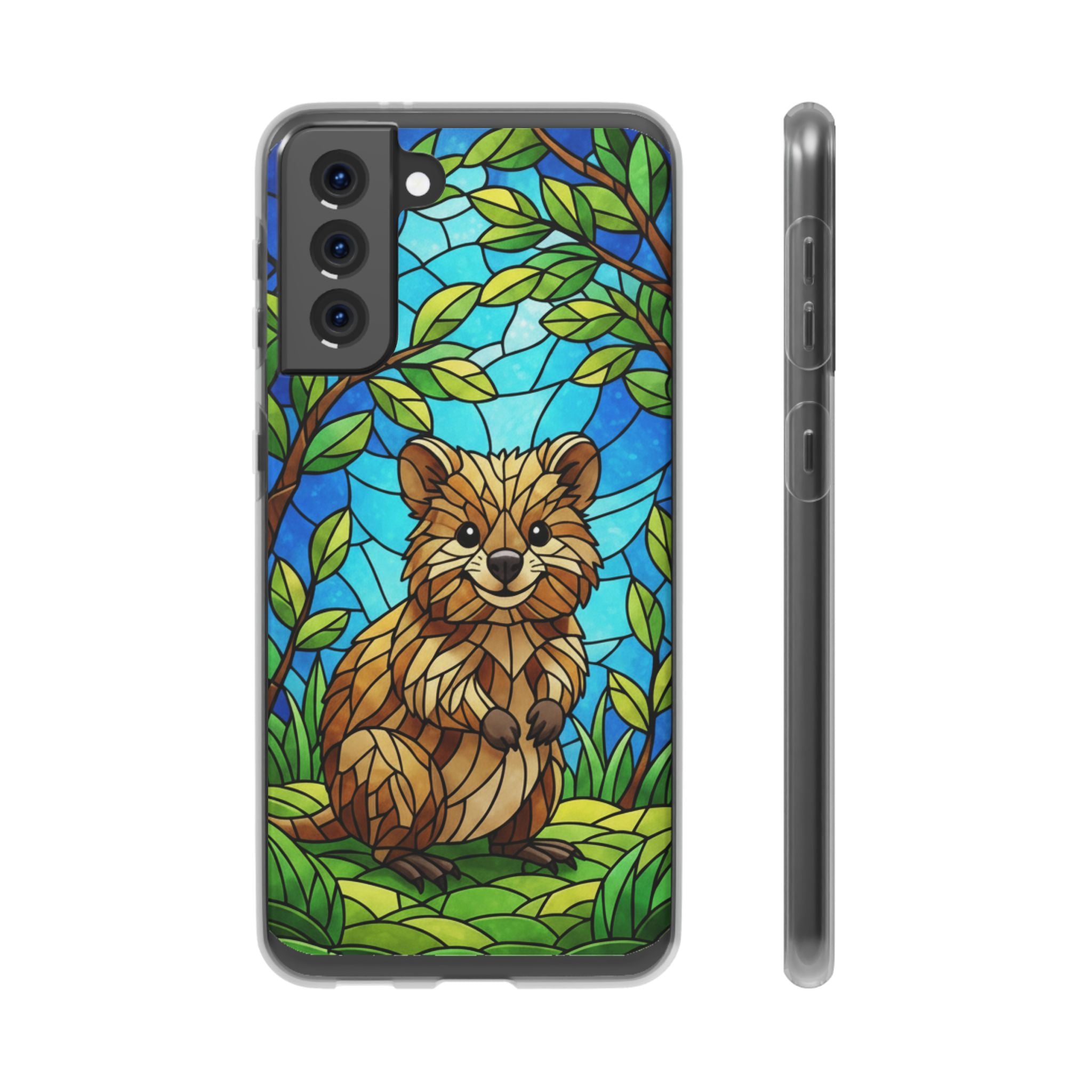 Colorful Quokka Flexi Cases - Cute Animal Phone Case, Quokka Phone Sleeve, Nature Lover Gift, Eco-Friendly Case, Unique Phone Accessory