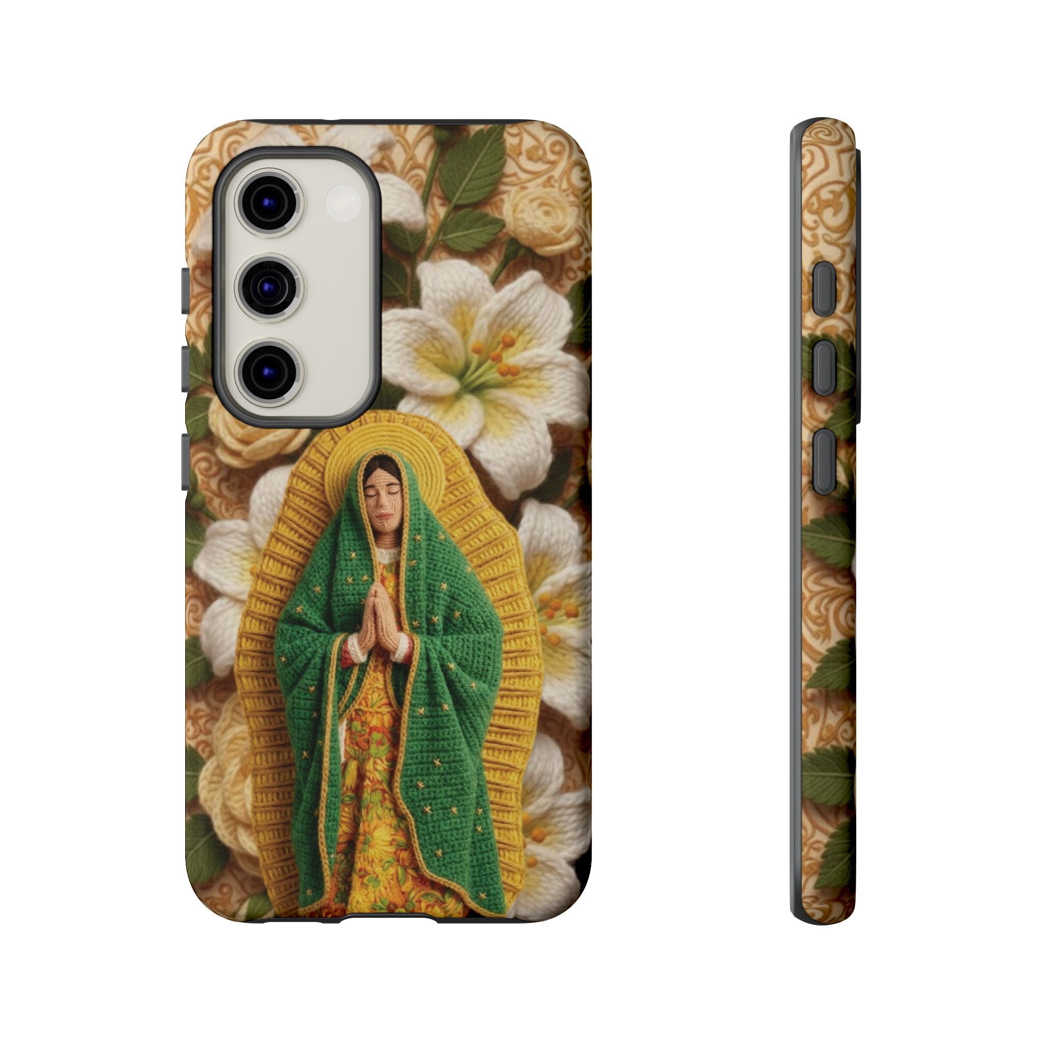Sacred Our Lady of Guadalupe Virgin Mary Devotional Phone Case iPhone Samsung Galaxy Google Pixel Religious Textured Art Cover Gift