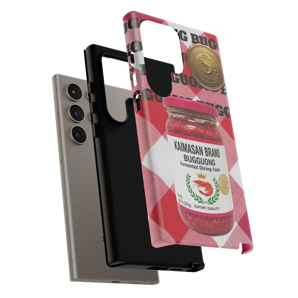 Red Gingham Phone Case Filipino Food Lover Gingham Pattern Phone Accessory Foodie Philippine Cuisine Lover Gift for Foodies