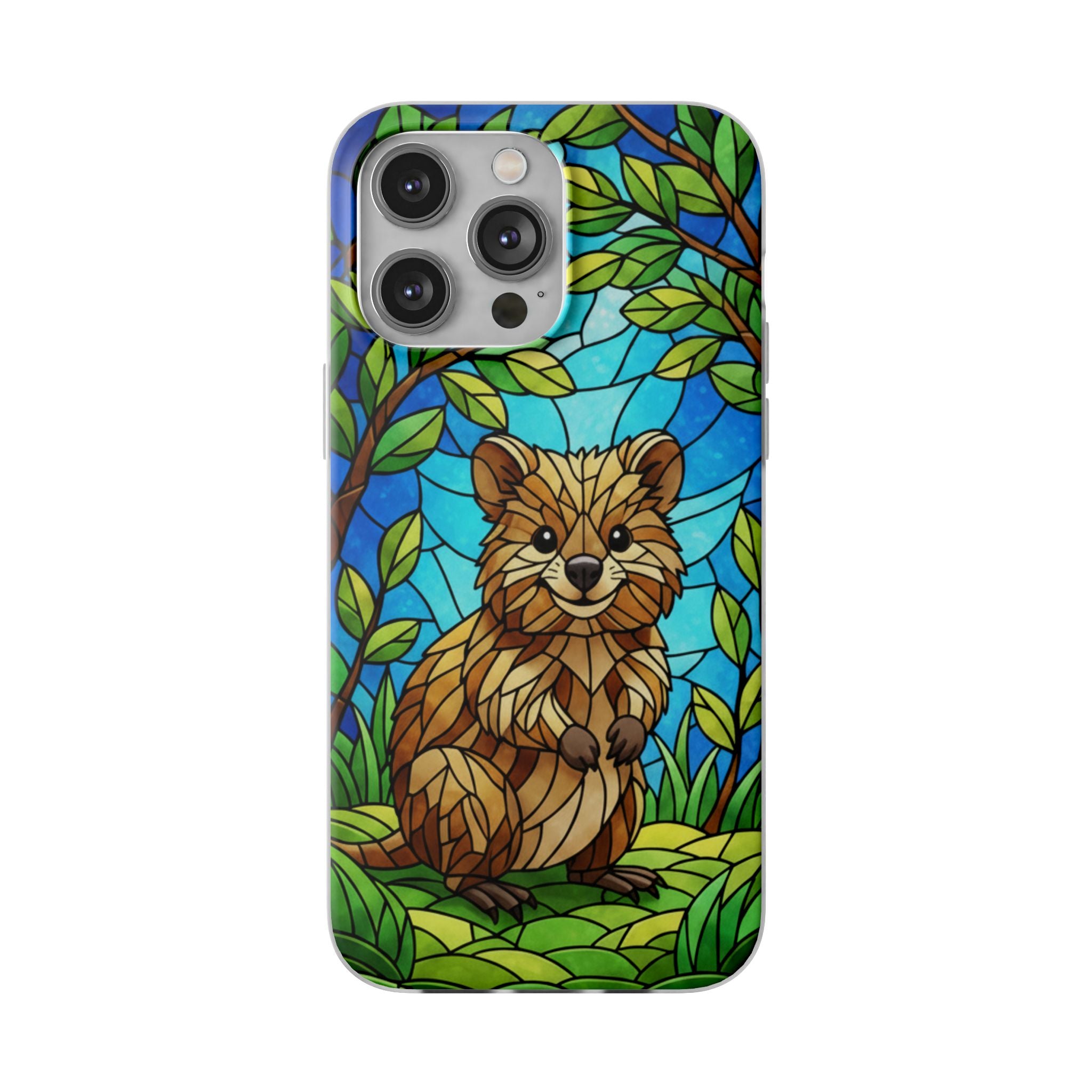 Colorful Quokka Flexi Cases - Cute Animal Phone Case, Quokka Phone Sleeve, Nature Lover Gift, Eco-Friendly Case, Unique Phone Accessory
