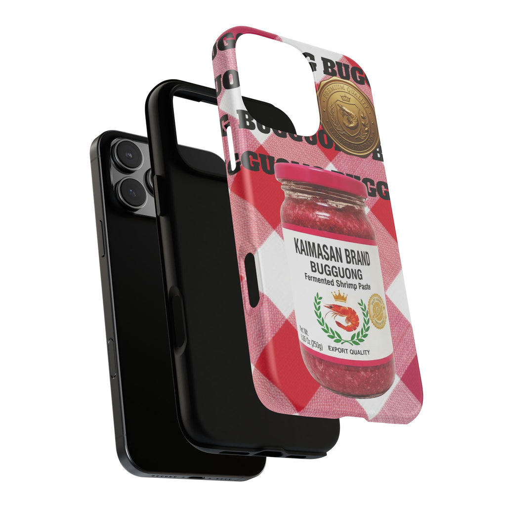 Red Gingham Phone Case Filipino Food Lover Gingham Pattern Phone Accessory Foodie Philippine Cuisine Lover Gift for Foodies