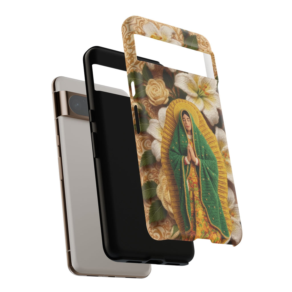 Sacred Our Lady of Guadalupe Virgin Mary Devotional Phone Case iPhone Samsung Galaxy Google Pixel Religious Textured Art Cover Gift