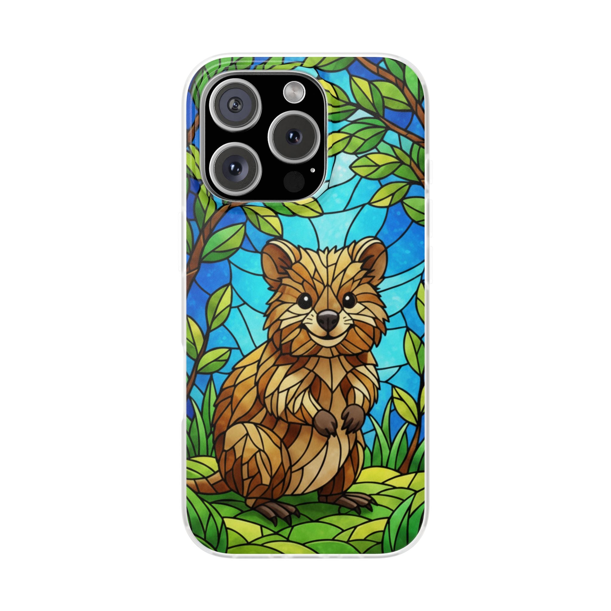 Colorful Quokka Flexi Cases - Cute Animal Phone Case, Quokka Phone Sleeve, Nature Lover Gift, Eco-Friendly Case, Unique Phone Accessory