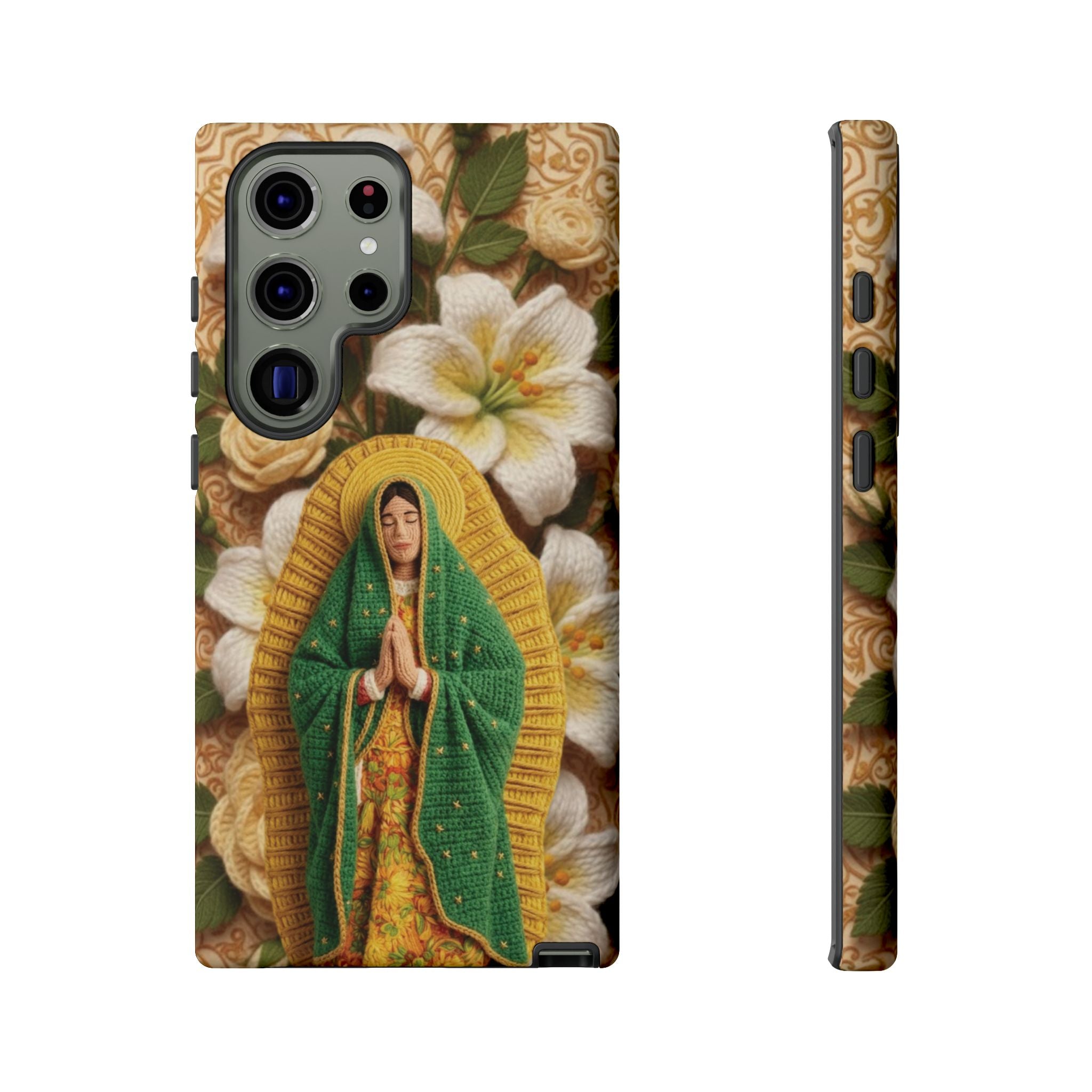 Sacred Our Lady of Guadalupe Virgin Mary Devotional Phone Case iPhone Samsung Galaxy Google Pixel Religious Textured Art Cover Gift