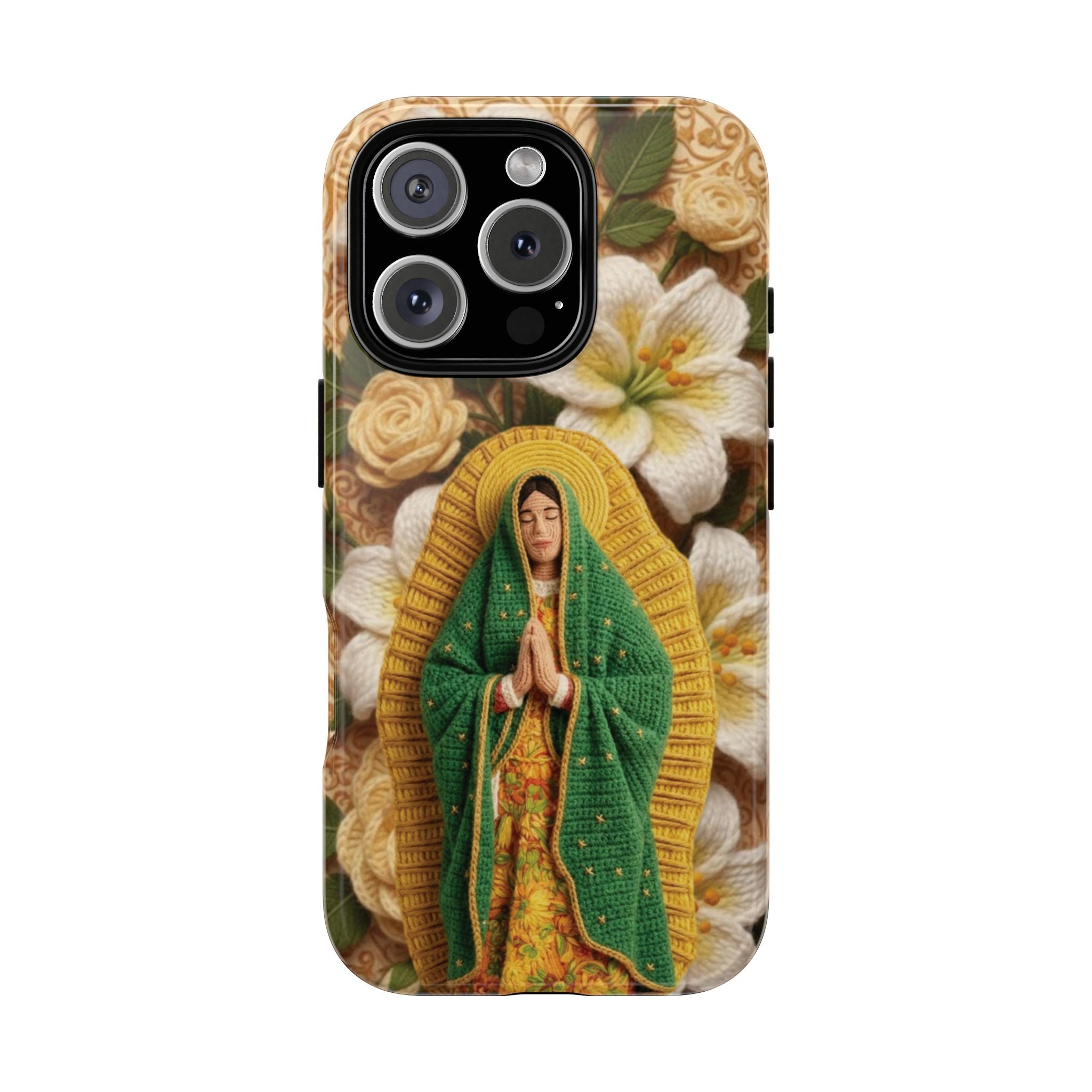 Sacred Our Lady of Guadalupe Virgin Mary Devotional Phone Case iPhone Samsung Galaxy Google Pixel Religious Textured Art Cover Gift
