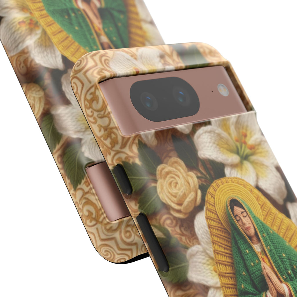 Sacred Our Lady of Guadalupe Virgin Mary Devotional Phone Case iPhone Samsung Galaxy Google Pixel Religious Textured Art Cover Gift