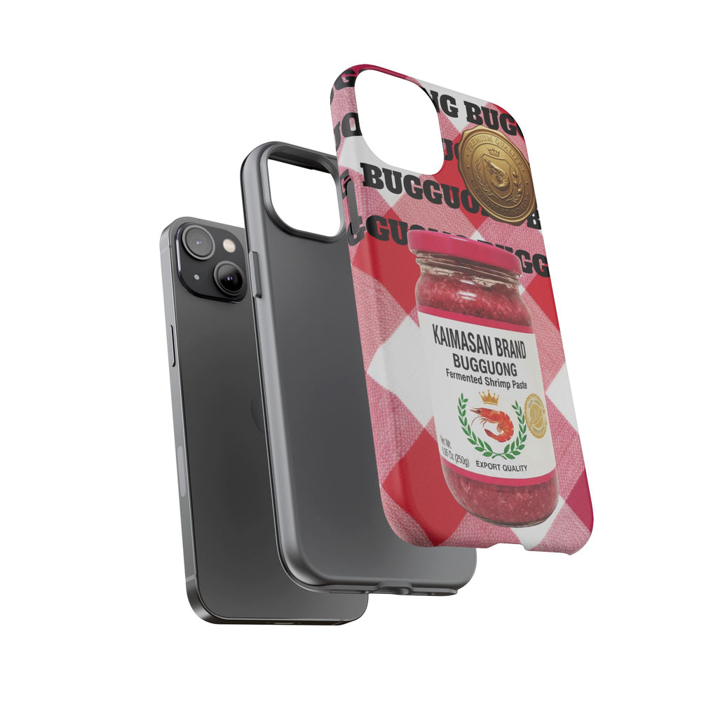 Red Gingham Phone Case Filipino Food Lover Gingham Pattern Phone Accessory Foodie Philippine Cuisine Lover Gift for Foodies