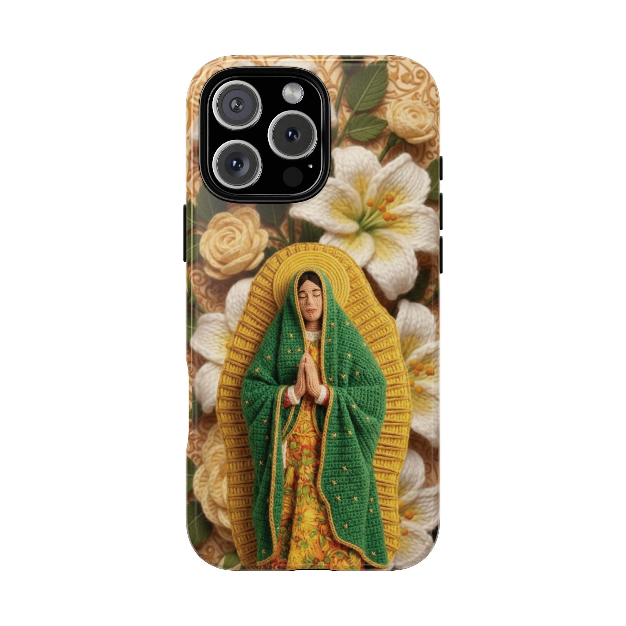 Sacred Our Lady of Guadalupe Virgin Mary Devotional Phone Case iPhone Samsung Galaxy Google Pixel Religious Textured Art Cover Gift