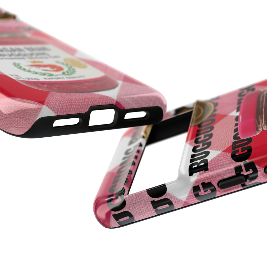 Red Gingham Phone Case Filipino Food Lover Gingham Pattern Phone Accessory Foodie Philippine Cuisine Lover Gift for Foodies