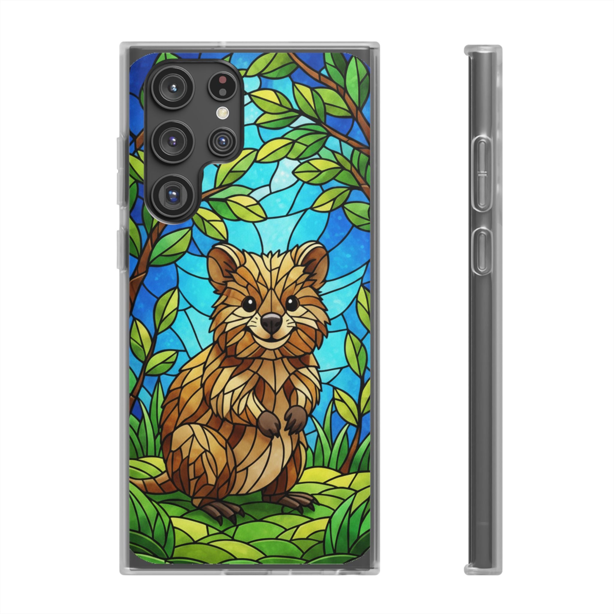Colorful Quokka Flexi Cases - Cute Animal Phone Case, Quokka Phone Sleeve, Nature Lover Gift, Eco-Friendly Case, Unique Phone Accessory
