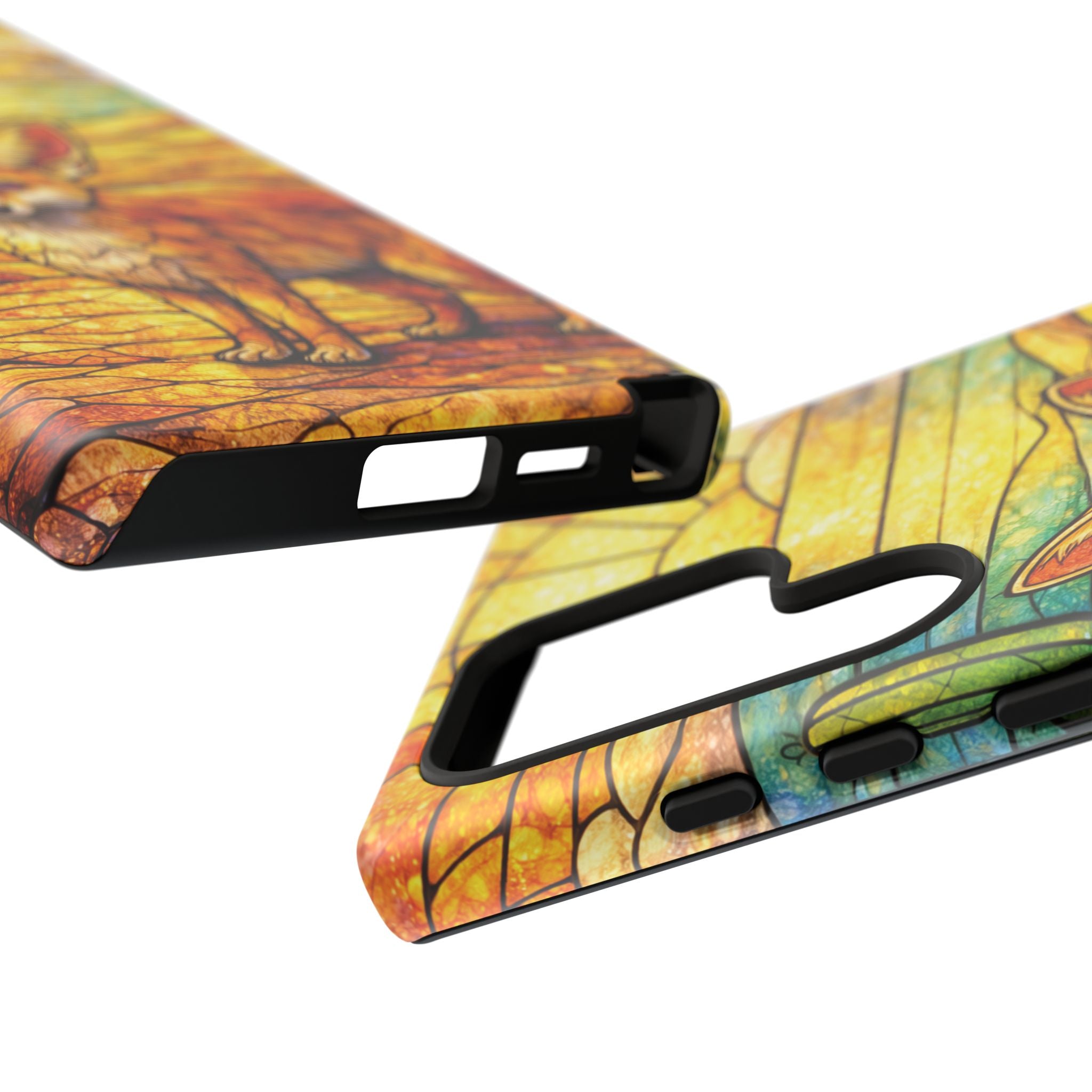 Desert Fox Stained Glass Phone Case — Galaxy & iPhone Pixel Compatible