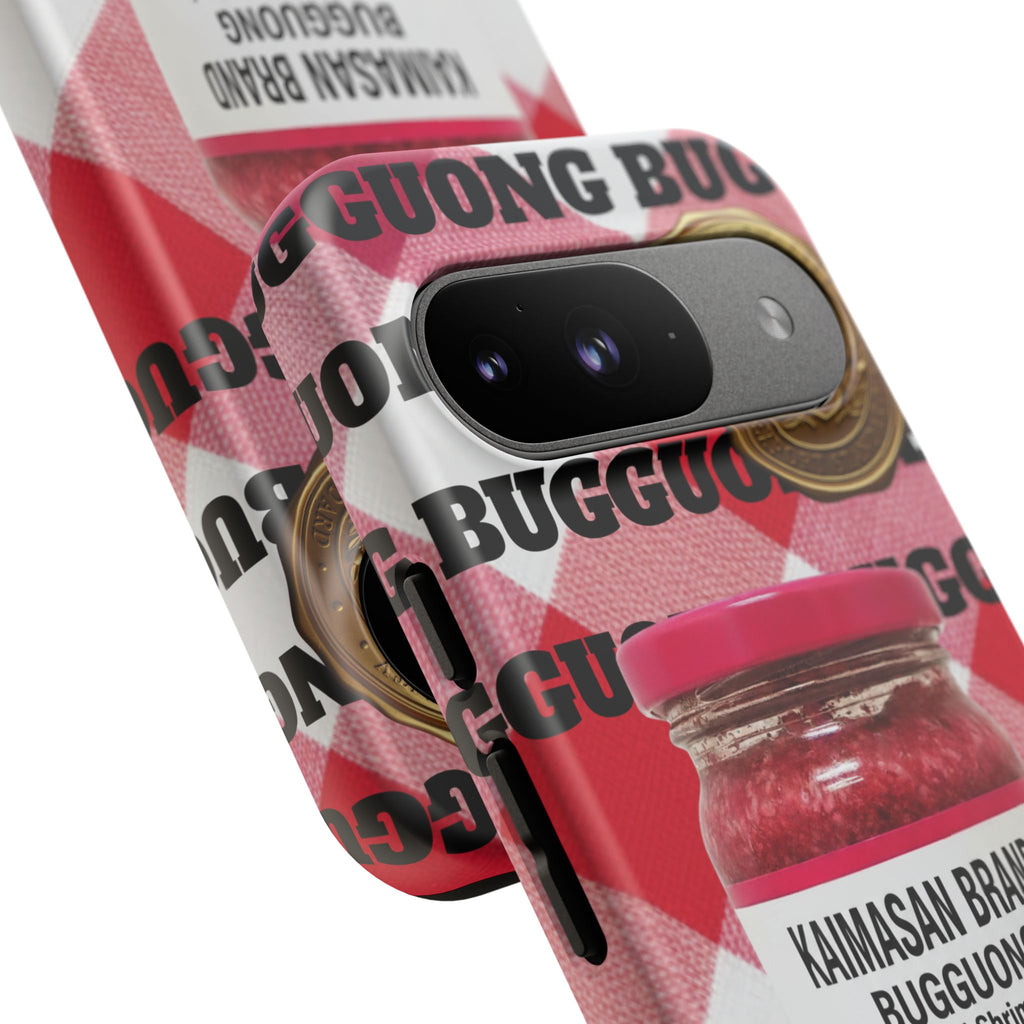 Red Gingham Phone Case Filipino Food Lover Gingham Pattern Phone Accessory Foodie Philippine Cuisine Lover Gift for Foodies