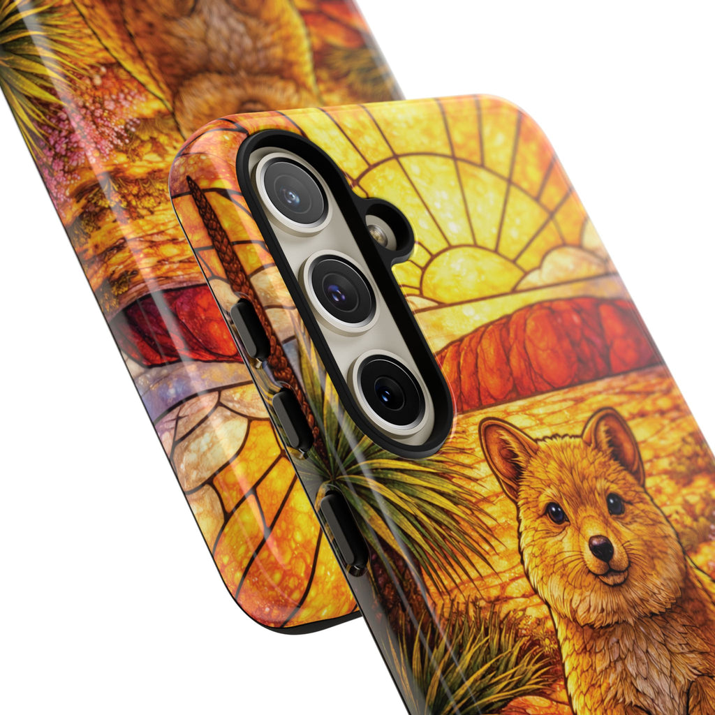 Quokka Stained-Glass Phone Case — Galaxy, iPhone & Pixel