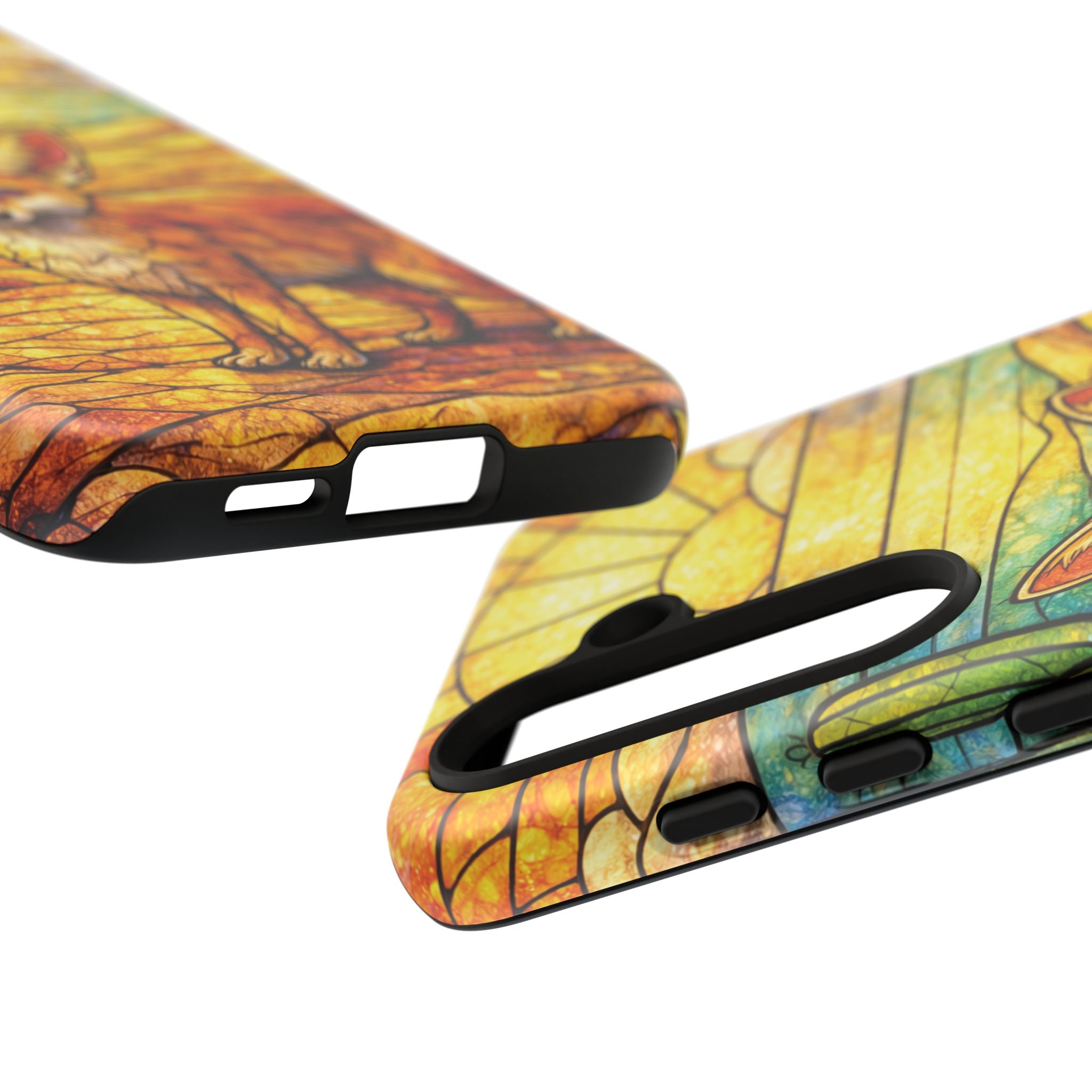 Desert Fox Stained Glass Phone Case — Galaxy & iPhone Pixel Compatible