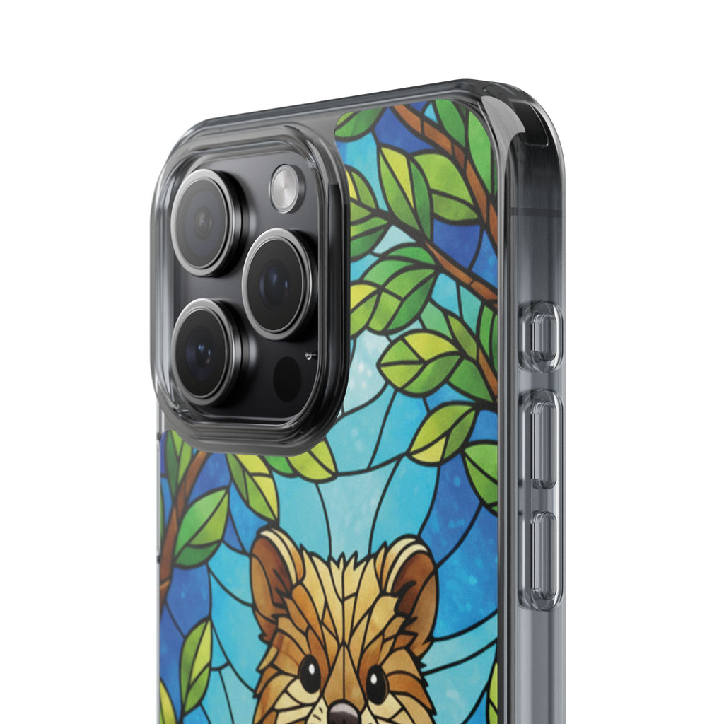 Quokka Phone Case Design Art Mobile Cover Phone Protection Device Skin Animal Print Stained Glass Art Australian Wildlife Gift Idea Phone
