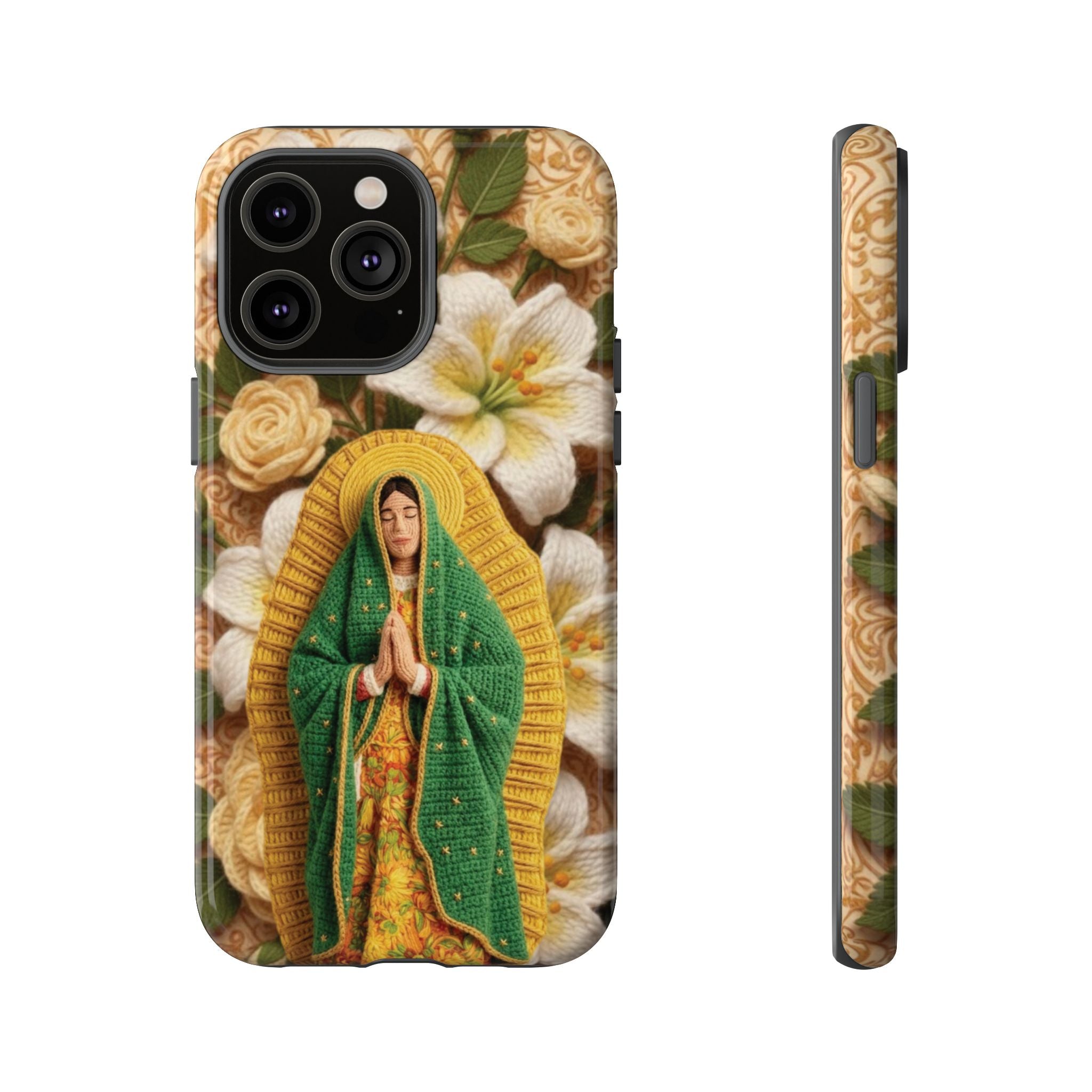 Sacred Our Lady of Guadalupe Virgin Mary Devotional Phone Case iPhone Samsung Galaxy Google Pixel Religious Textured Art Cover Gift