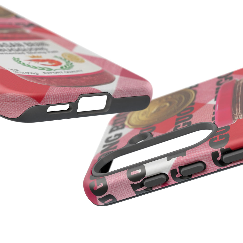 Red Gingham Phone Case Filipino Food Lover Gingham Pattern Phone Accessory Foodie Philippine Cuisine Lover Gift for Foodies