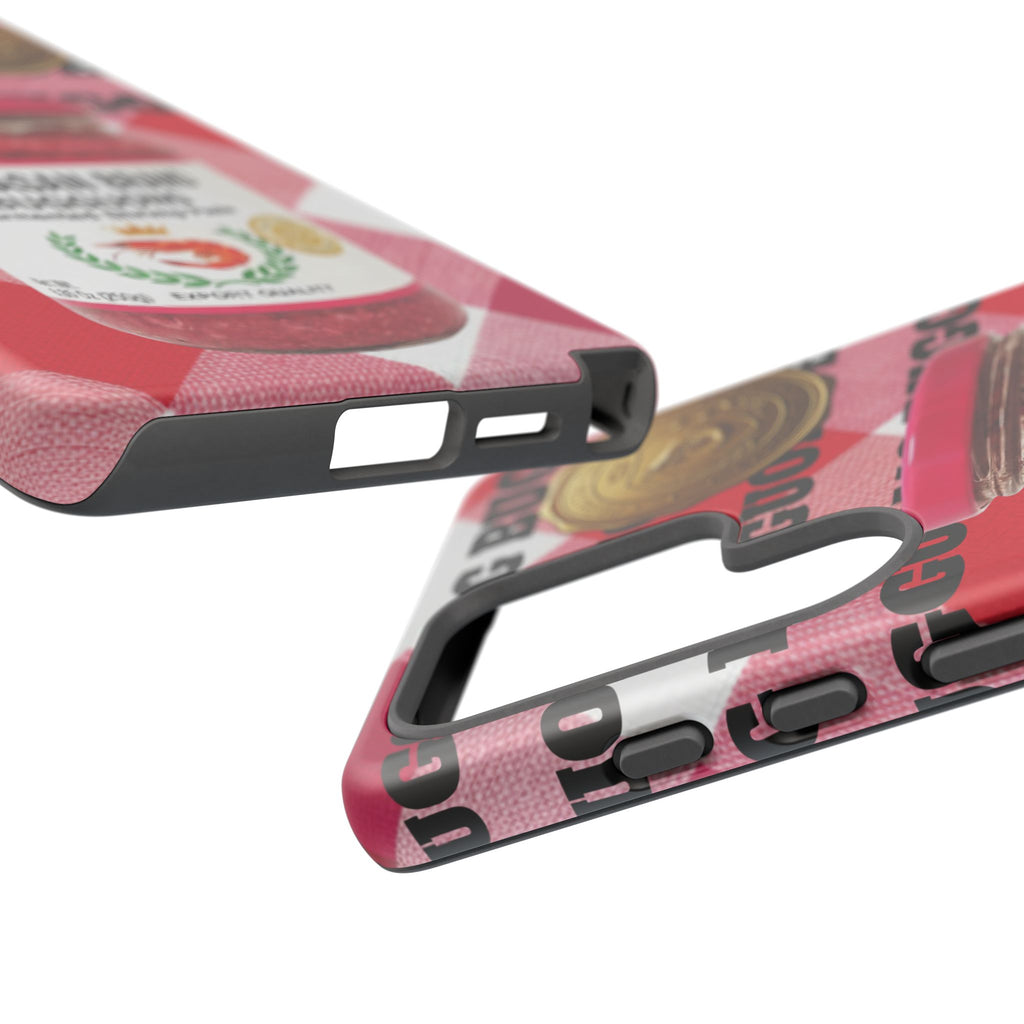 Red Gingham Phone Case Filipino Food Lover Gingham Pattern Phone Accessory Foodie Philippine Cuisine Lover Gift for Foodies