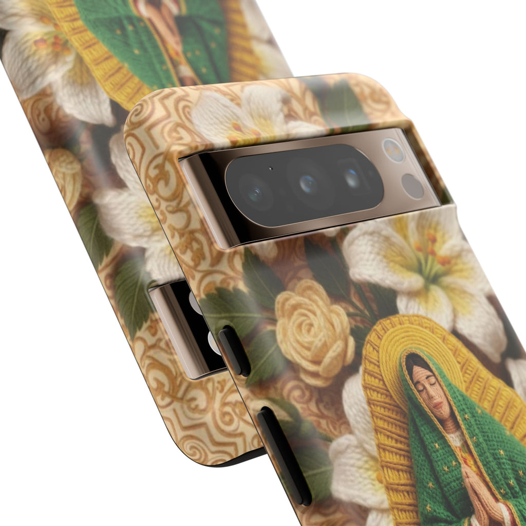 Sacred Our Lady of Guadalupe Virgin Mary Devotional Phone Case iPhone Samsung Galaxy Google Pixel Religious Textured Art Cover Gift
