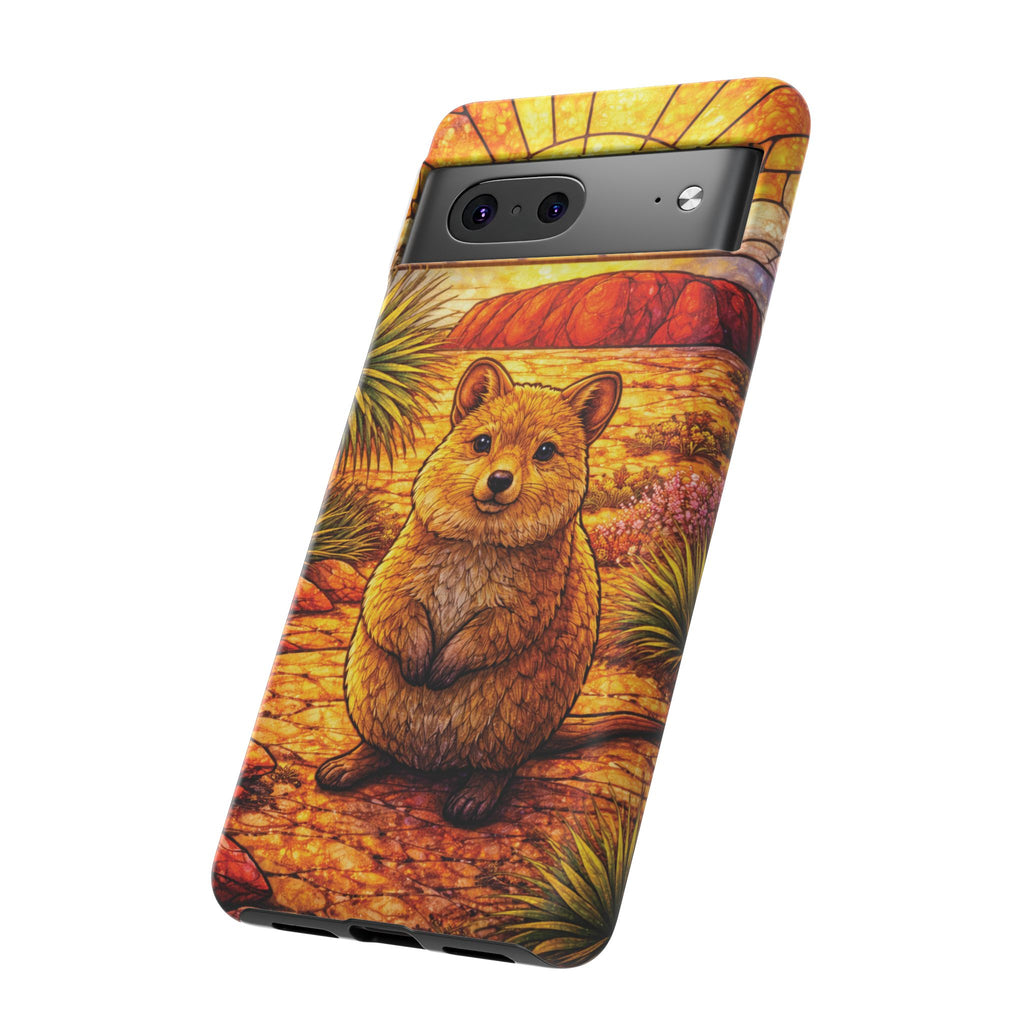 Quokka Stained-Glass Phone Case — Galaxy, iPhone & Pixel