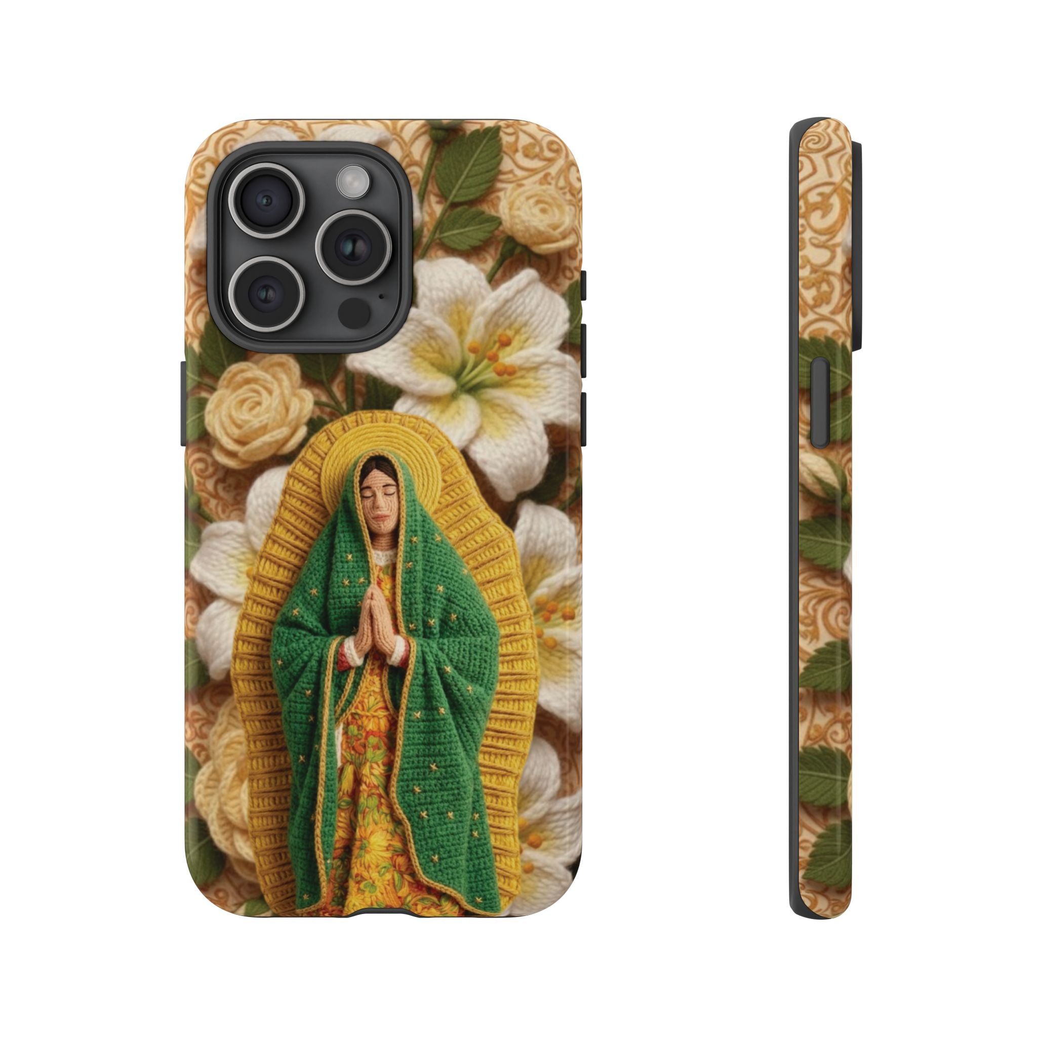 Sacred Our Lady of Guadalupe Virgin Mary Devotional Phone Case iPhone Samsung Galaxy Google Pixel Religious Textured Art Cover Gift