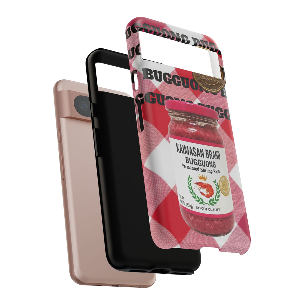 Red Gingham Phone Case Filipino Food Lover Gingham Pattern Phone Accessory Foodie Philippine Cuisine Lover Gift for Foodies