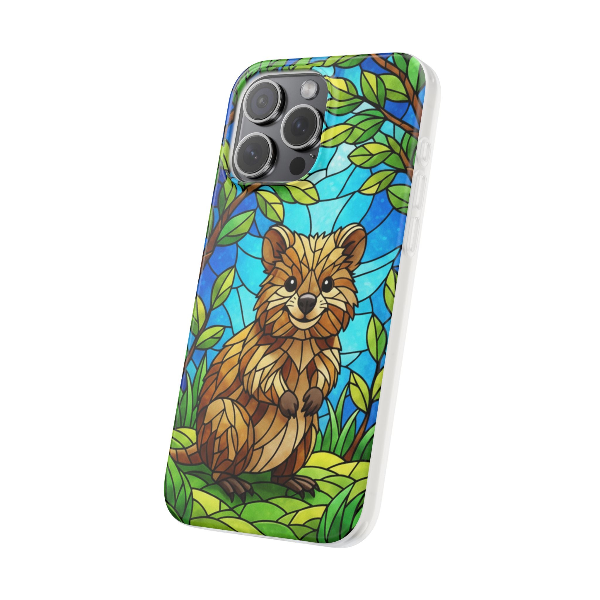 Colorful Quokka Flexi Cases - Cute Animal Phone Case, Quokka Phone Sleeve, Nature Lover Gift, Eco-Friendly Case, Unique Phone Accessory