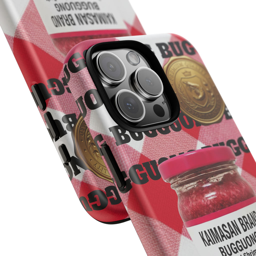 Red Gingham Phone Case Filipino Food Lover Gingham Pattern Phone Accessory Foodie Philippine Cuisine Lover Gift for Foodies