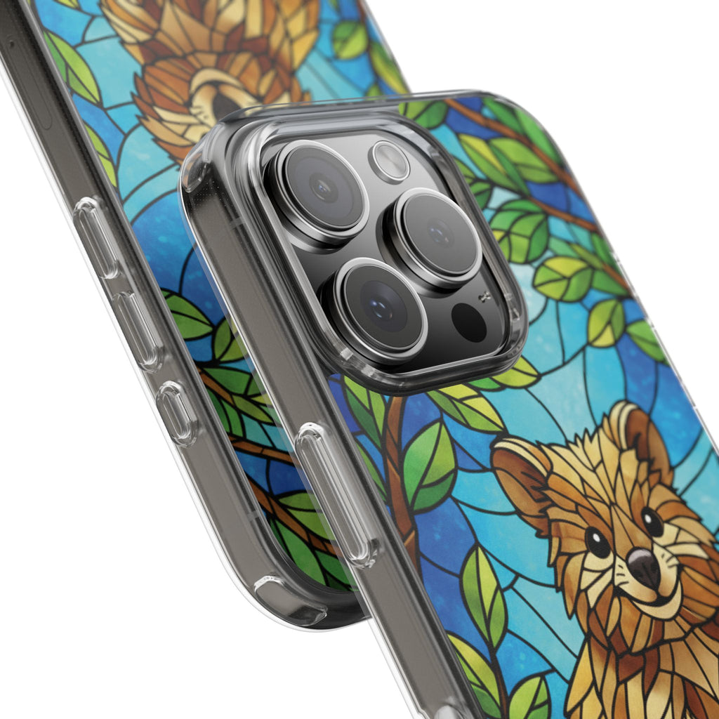 Quokka Phone Case Design Art Mobile Cover Phone Protection Device Skin Animal Print Stained Glass Art Australian Wildlife Gift Idea Phone