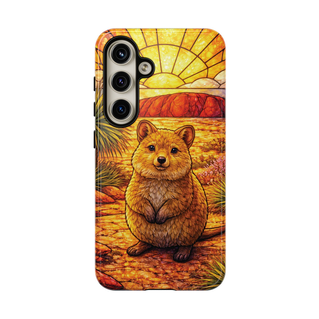 Quokka Stained-Glass Phone Case — Galaxy, iPhone & Pixel