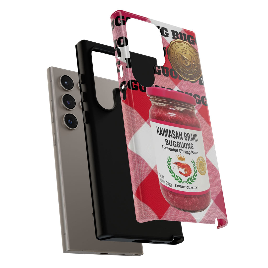 Red Gingham Phone Case Filipino Food Lover Gingham Pattern Phone Accessory Foodie Philippine Cuisine Lover Gift for Foodies