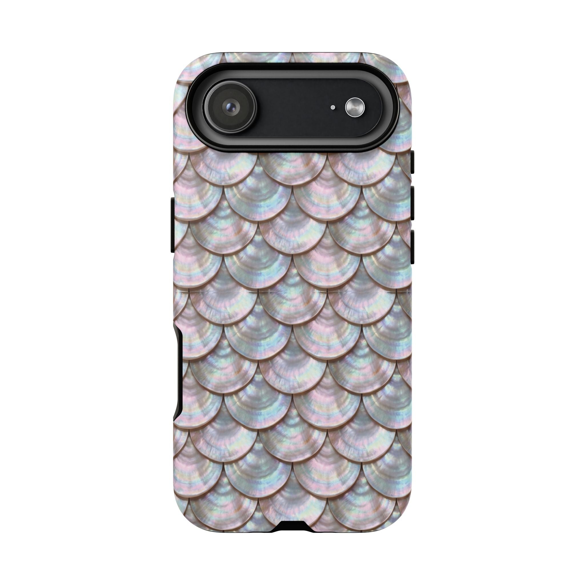 Mother of Pearl Scallop Scale Phone Case — Luxury Galaxy iPhone & Pixel