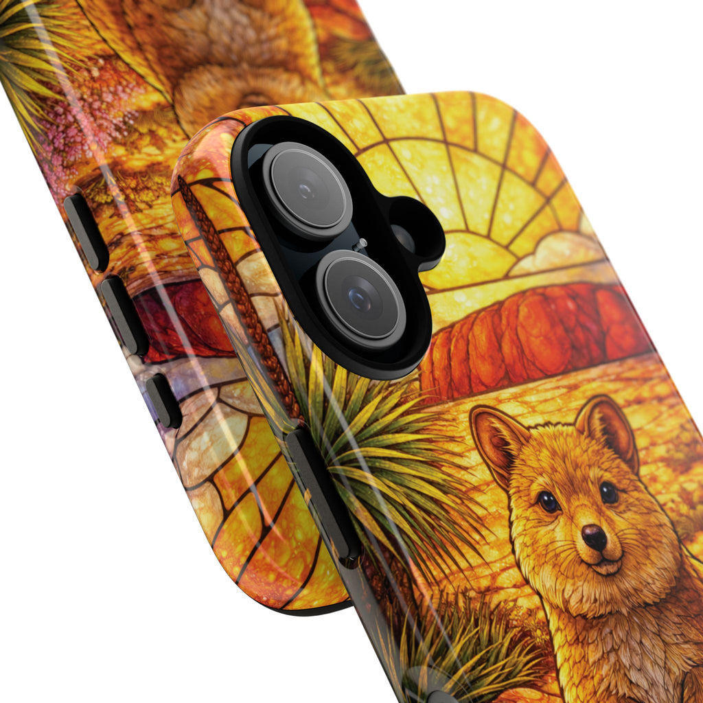 Quokka Stained-Glass Phone Case — Galaxy, iPhone & Pixel