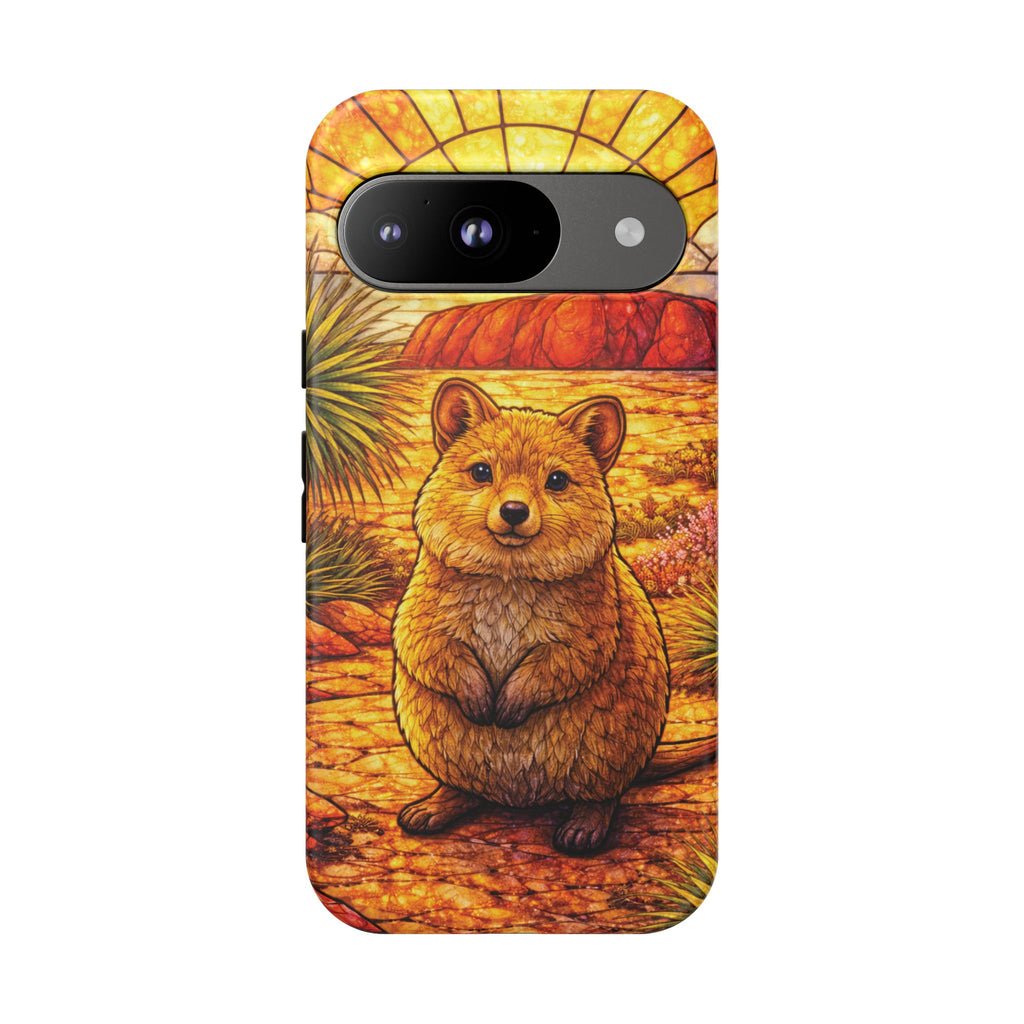 Quokka Stained-Glass Phone Case — Galaxy, iPhone & Pixel