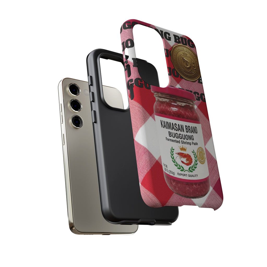 Red Gingham Phone Case Filipino Food Lover Gingham Pattern Phone Accessory Foodie Philippine Cuisine Lover Gift for Foodies