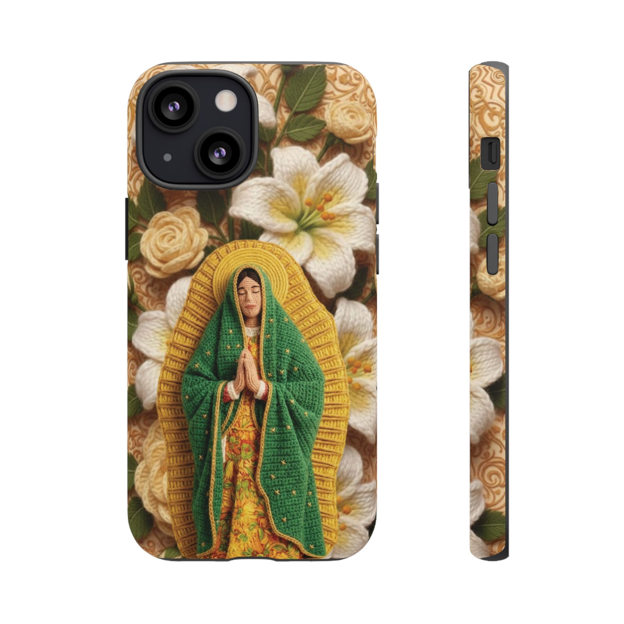 Sacred Our Lady of Guadalupe Virgin Mary Devotional Phone Case iPhone Samsung Galaxy Google Pixel Religious Textured Art Cover Gift