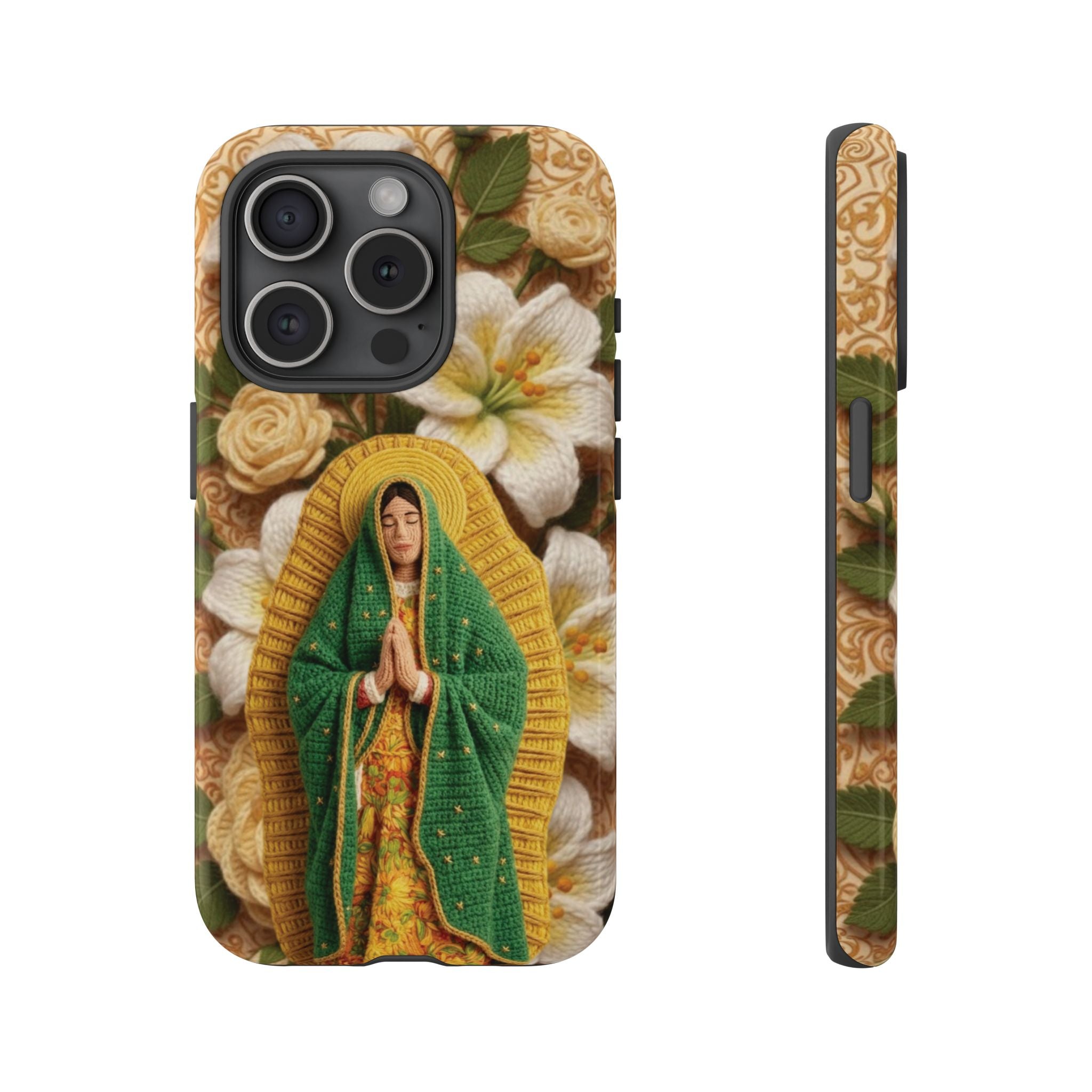 Sacred Our Lady of Guadalupe Virgin Mary Devotional Phone Case iPhone Samsung Galaxy Google Pixel Religious Textured Art Cover Gift