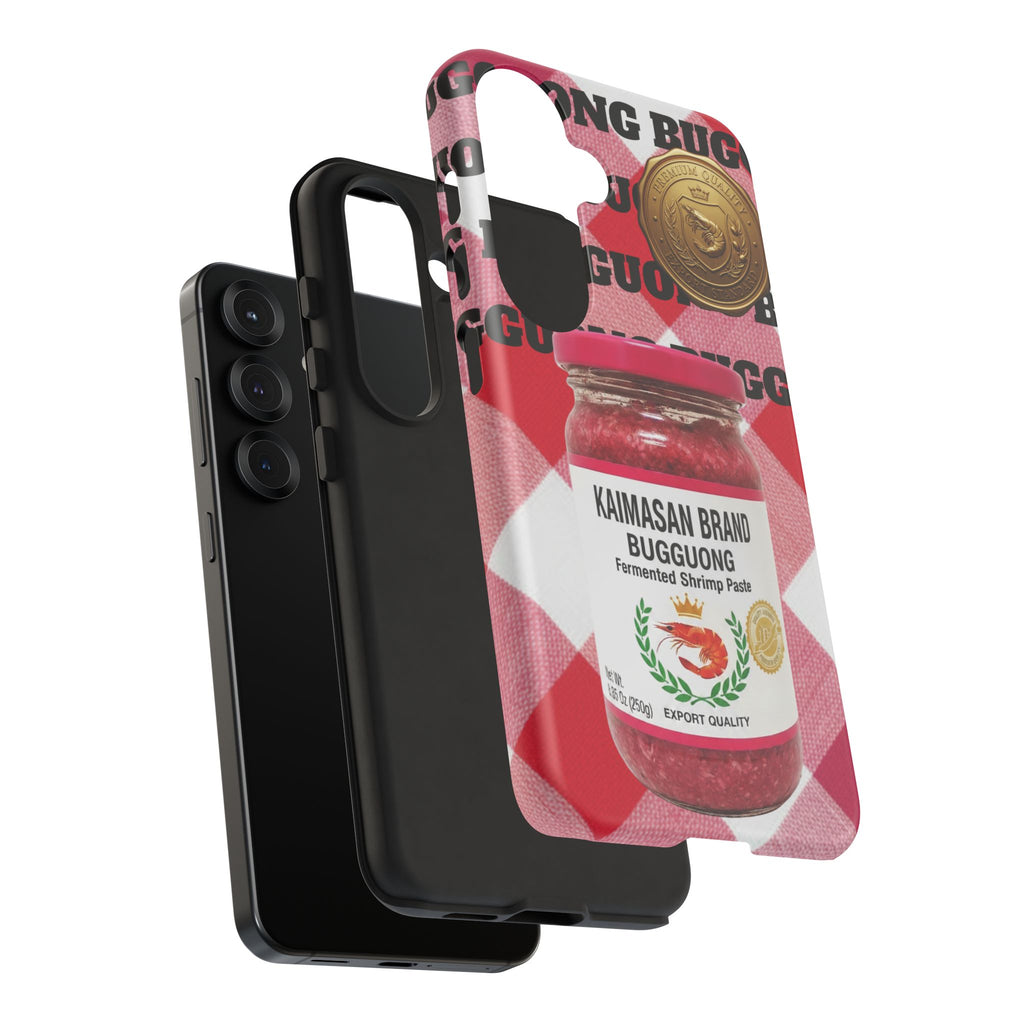 Red Gingham Phone Case Filipino Food Lover Gingham Pattern Phone Accessory Foodie Philippine Cuisine Lover Gift for Foodies