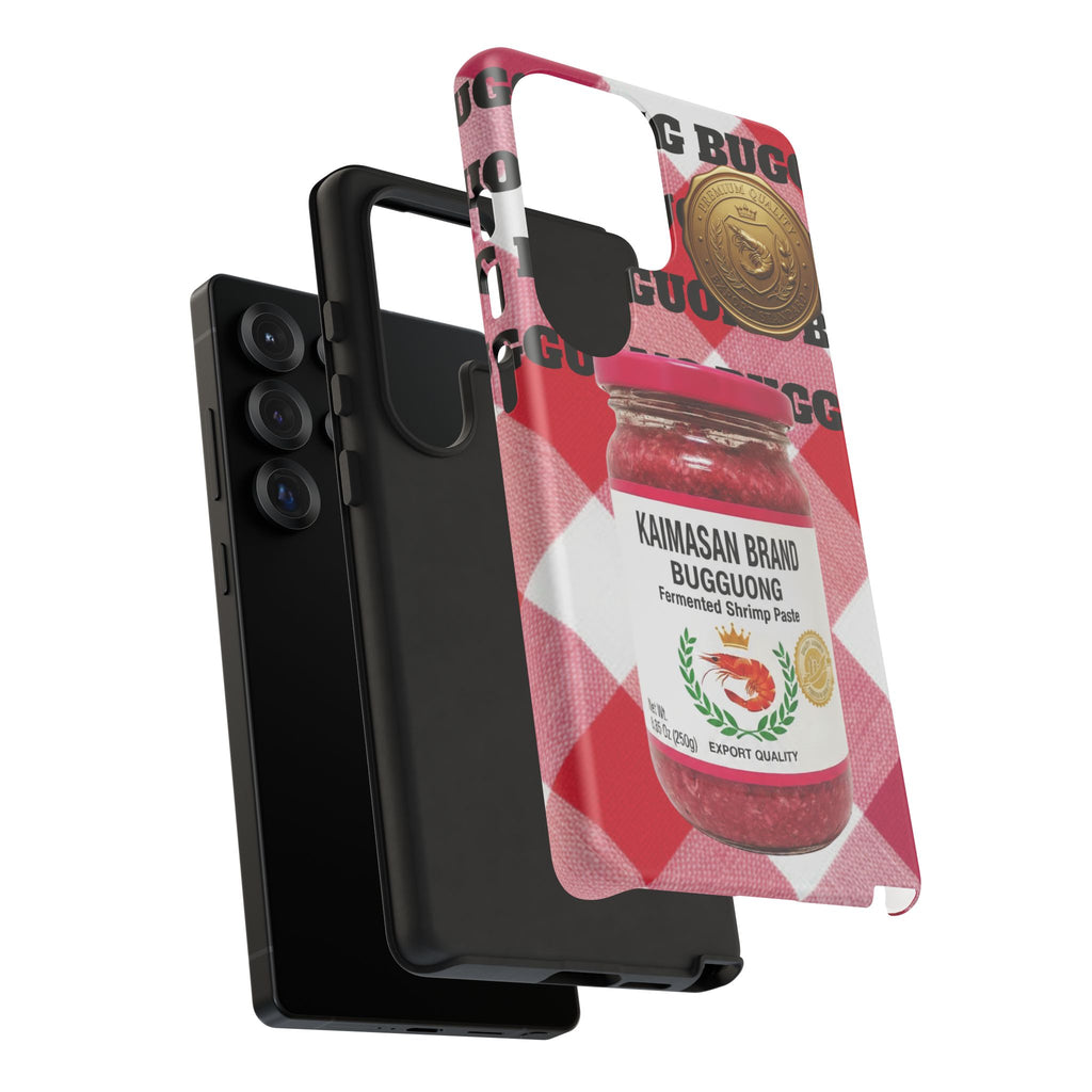 Red Gingham Phone Case Filipino Food Lover Gingham Pattern Phone Accessory Foodie Philippine Cuisine Lover Gift for Foodies