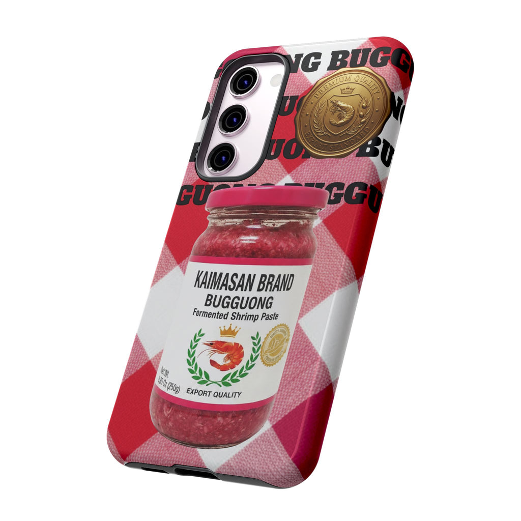 Red Gingham Phone Case Filipino Food Lover Gingham Pattern Phone Accessory Foodie Philippine Cuisine Lover Gift for Foodies