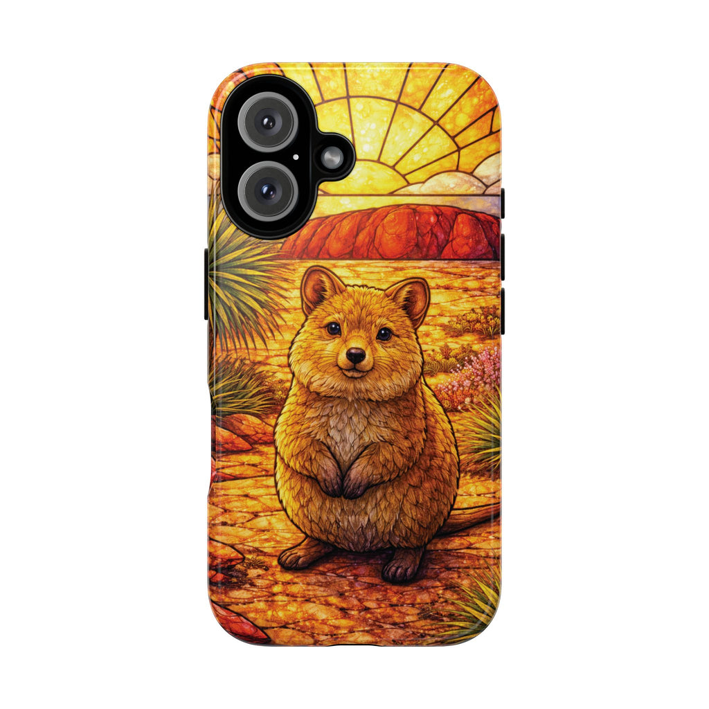 Quokka Stained-Glass Phone Case — Galaxy, iPhone & Pixel