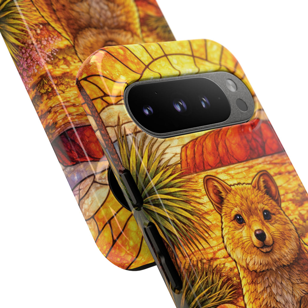 Quokka Stained-Glass Phone Case — Galaxy, iPhone & Pixel