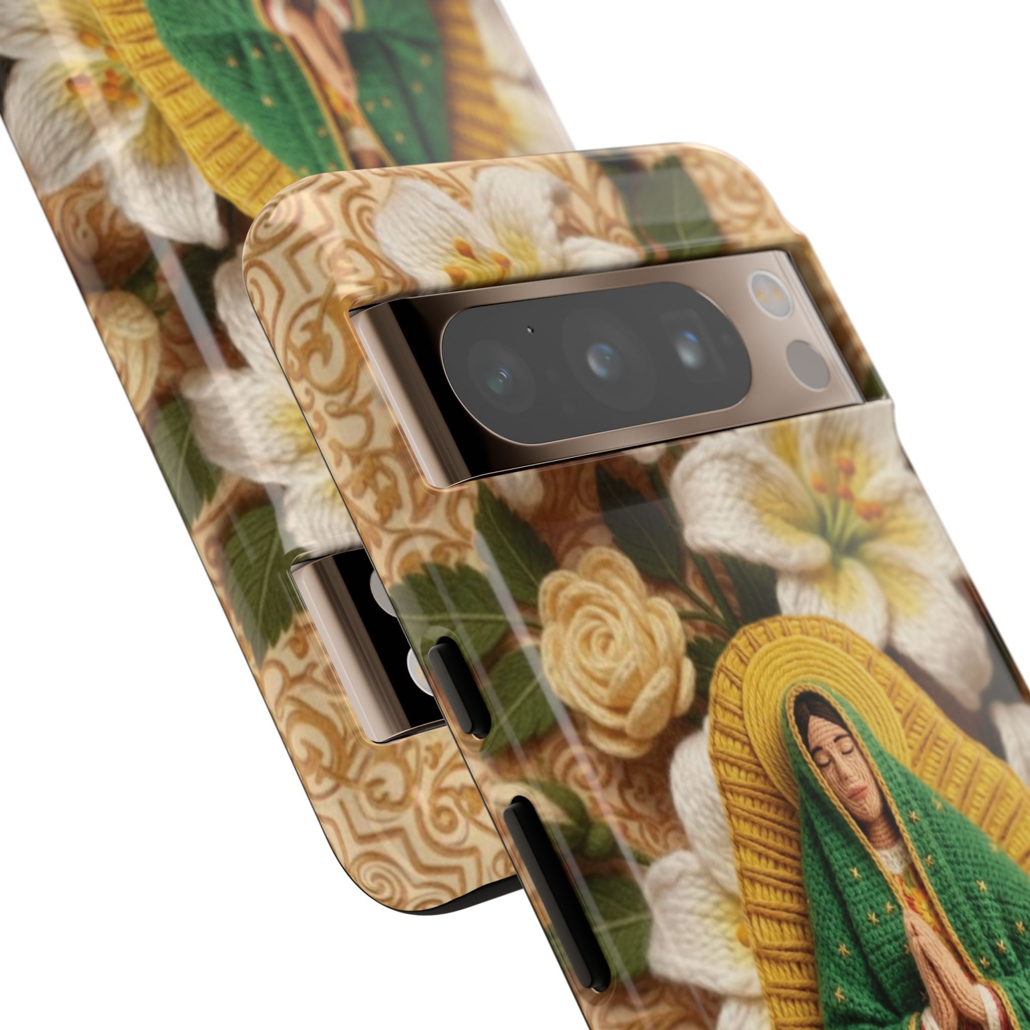 Sacred Our Lady of Guadalupe Virgin Mary Devotional Phone Case iPhone Samsung Galaxy Google Pixel Religious Textured Art Cover Gift