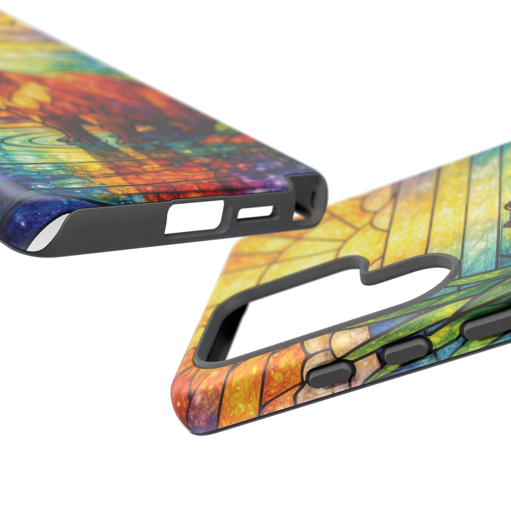 Capybara Stained Glass Galaxy Phone Case — "Tough Cases"